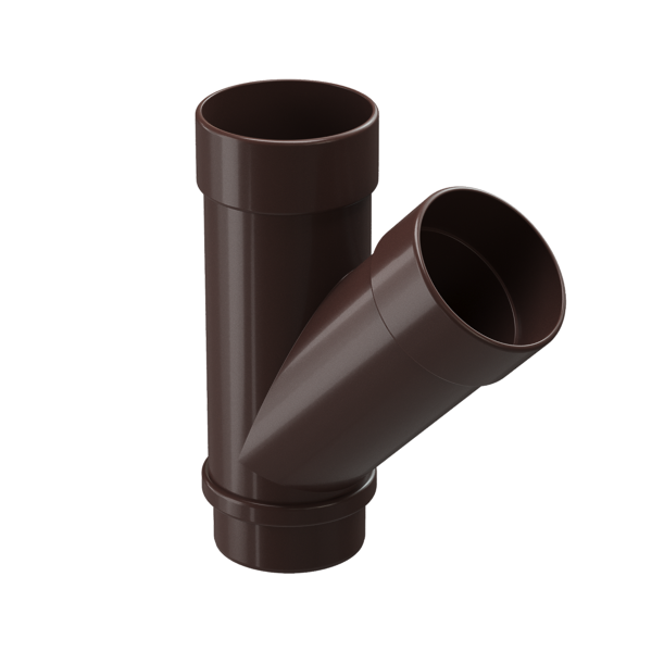 T-Joint 45˚ Lux series, chocolate - 1
