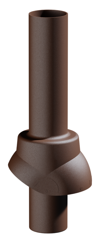 Sewer outlet  NI -110/500/ Тёмно-коричневый, (RAL 8019) - 1