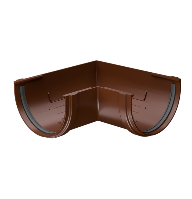 Corner element 90˚ Premium series, chestnut - 1