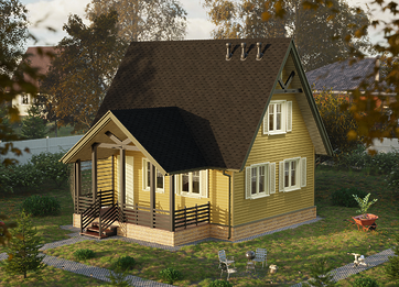 Bitumen shingles Eurasia series, Hexagonal, Black - 3
