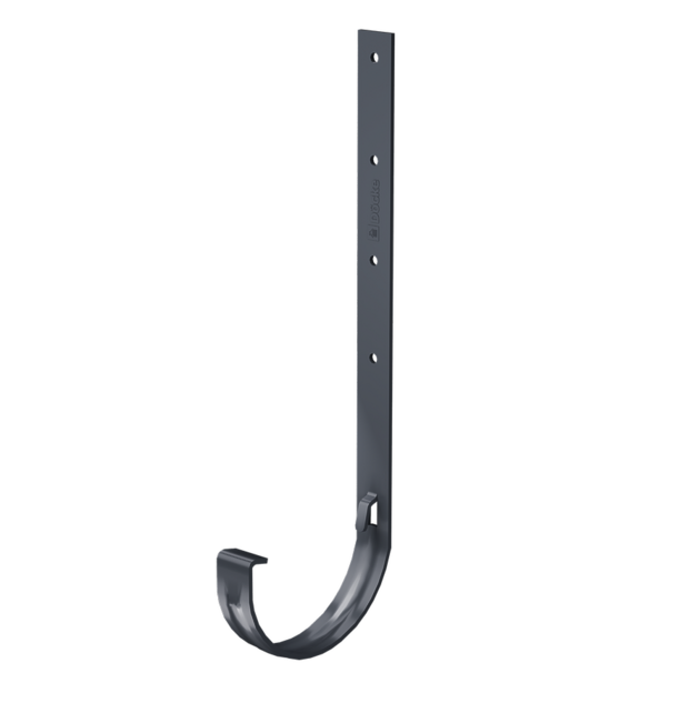 Gutter metal bracket Premium series, graphite - 1
