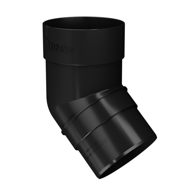 Pipe elbow 45˚ Premium series, carbon - 1
