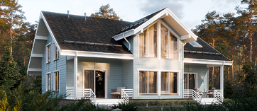 Siding Premium Series, WOODEN BEAM, blueberry - 2