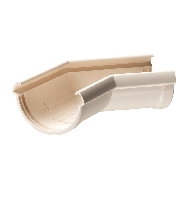 Corner element 135˚ Lux series, latte - 1