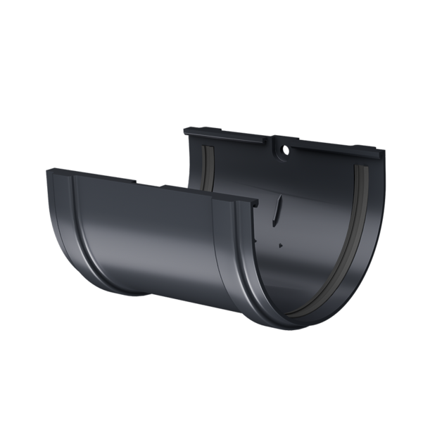 Gutter connector Premium series, graphite - 1