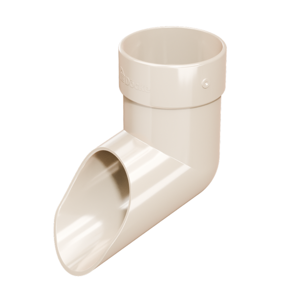Down pipe shoe Lux series, latte - 1