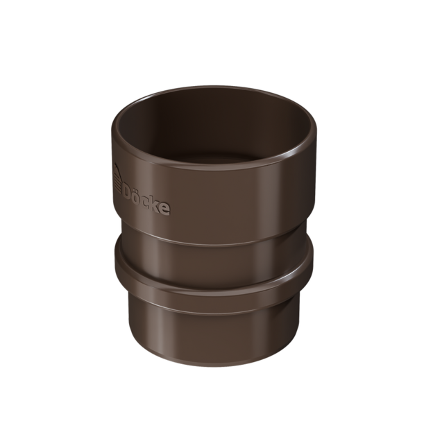 Pipe connector Lux series, chocolate - 1