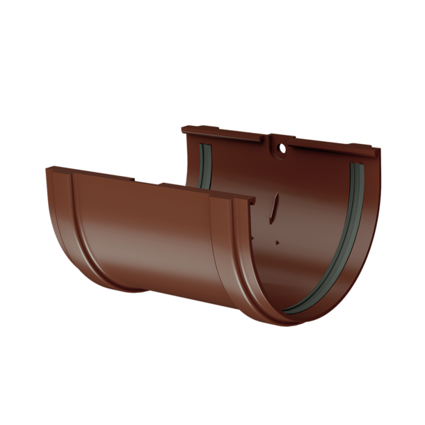 Gutter connector Premium series, chestnut - 1