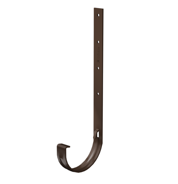Gutter metal bracket Premium series, chocolate - 1