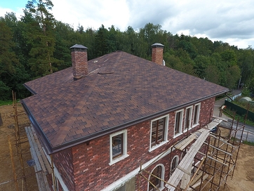 Bitumen shingles Premium series, Zurich, Coffee - 3