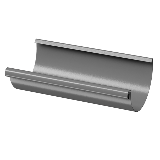 Gutter Stal Standard series, temno-seryy ral 7024 - 1