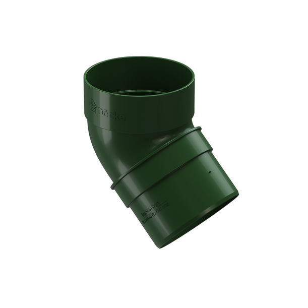 Pipe elbow 45˚ Standard series, green - 1