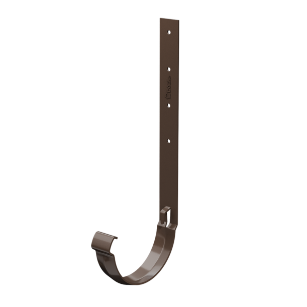 Gutter metal bracket Lux series, chocolate - 1