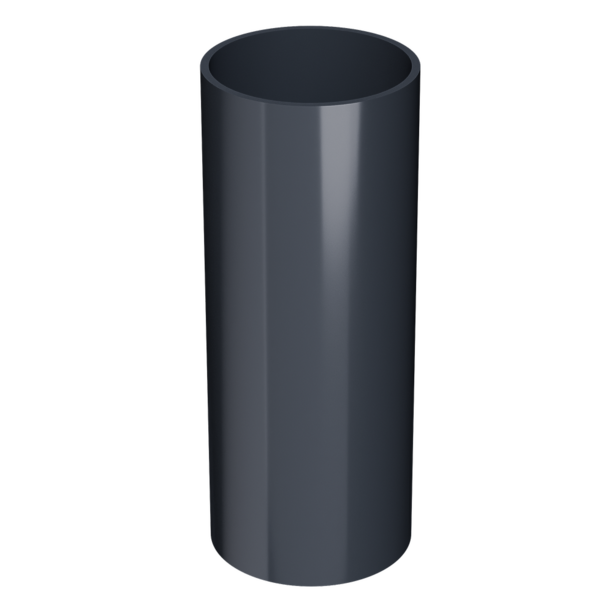 Pipe 3m Lux series, graphite - 1