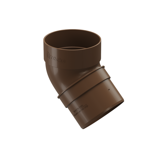 Pipe elbow 45˚ Standard series, light brown - 1