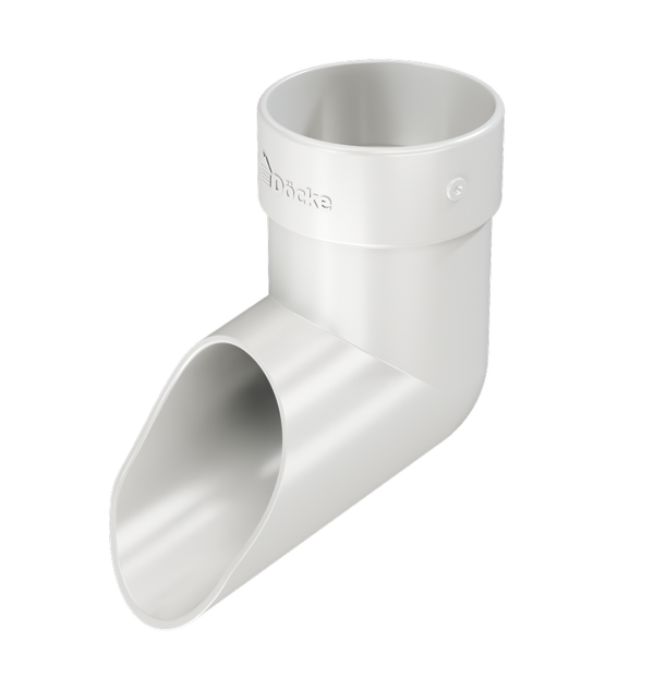 Down pipe shoe Lux series, ice cream - 1