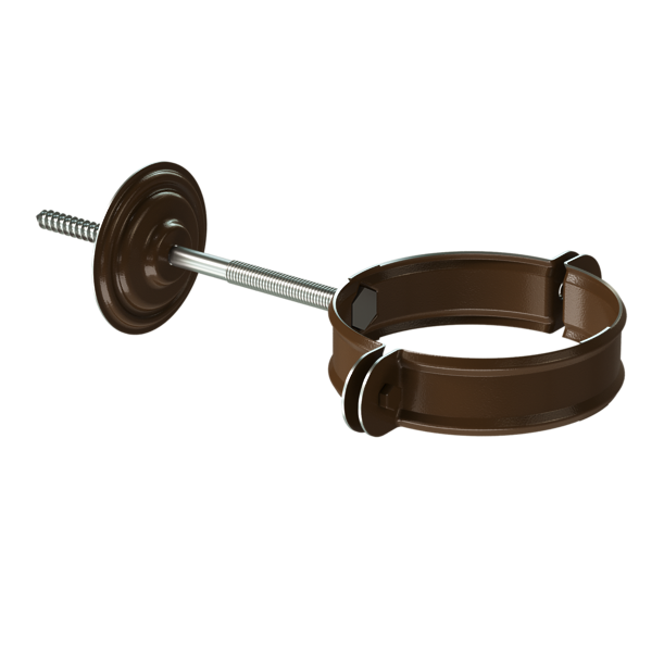 Pipe clamp Stal Premium series, chestnut ral 8017 - 1