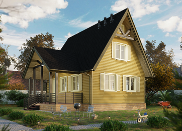 Bitumen shingles Eurasia series, Hexagonal, Black - 2