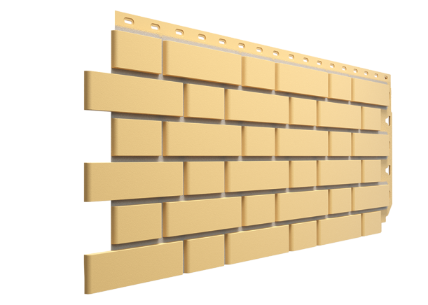 Facade panel Smooth brick, Yellow - 1