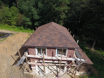 Bitumen shingles Premium series, Zurich, Coffee - 5