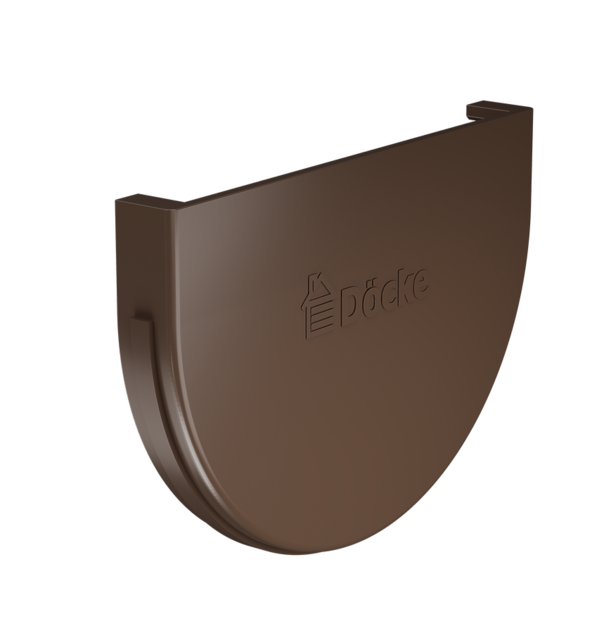 Gutter outlet Premium series, chocolate - 1