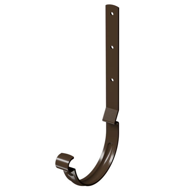 Gutter hook, long D125 Stal Standard series, korichnevyy ral 8017 - 1