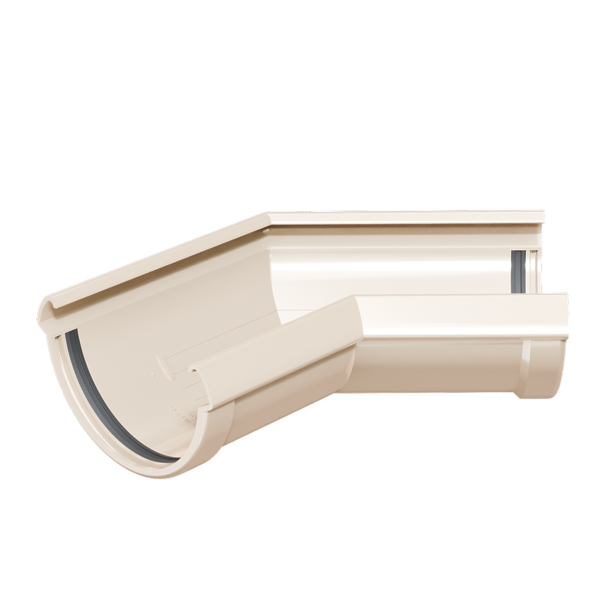 Corner element 135˚ Lux series, latte - 1