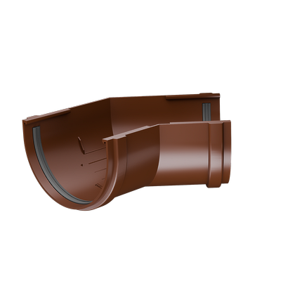 Corner element 135˚ Premium series, chestnut - 1