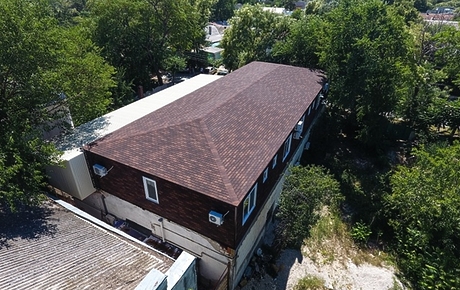 Bitumen shingles Premium series, Geneva, Coffee - 208