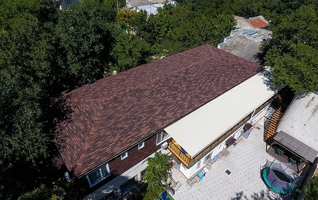 Bitumen shingles Premium series, Geneva, Coffee - 206
