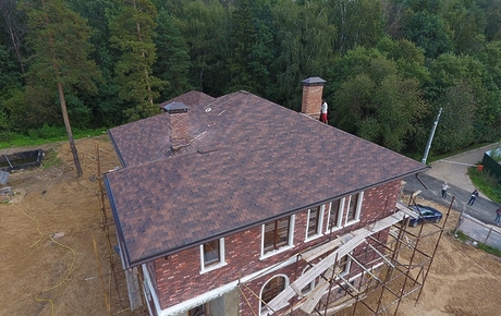 Bitumen shingles Premium series, Zurich, Coffee - 361