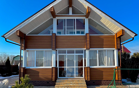 Siding Lux Series, WOODEN BEAM, almond - 26