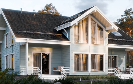 Siding Premium Series, WOODEN BEAM, blueberry - 7