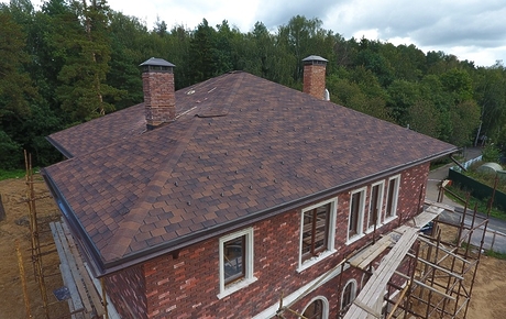 Bitumen shingles Premium series, Zurich, Coffee - 362