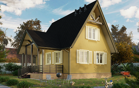 Bitumen shingles Eurasia series, Hexagonal, Black - 6