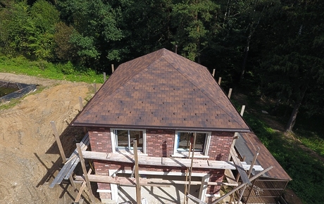 Bitumen shingles Premium series, Zurich, Coffee - 364